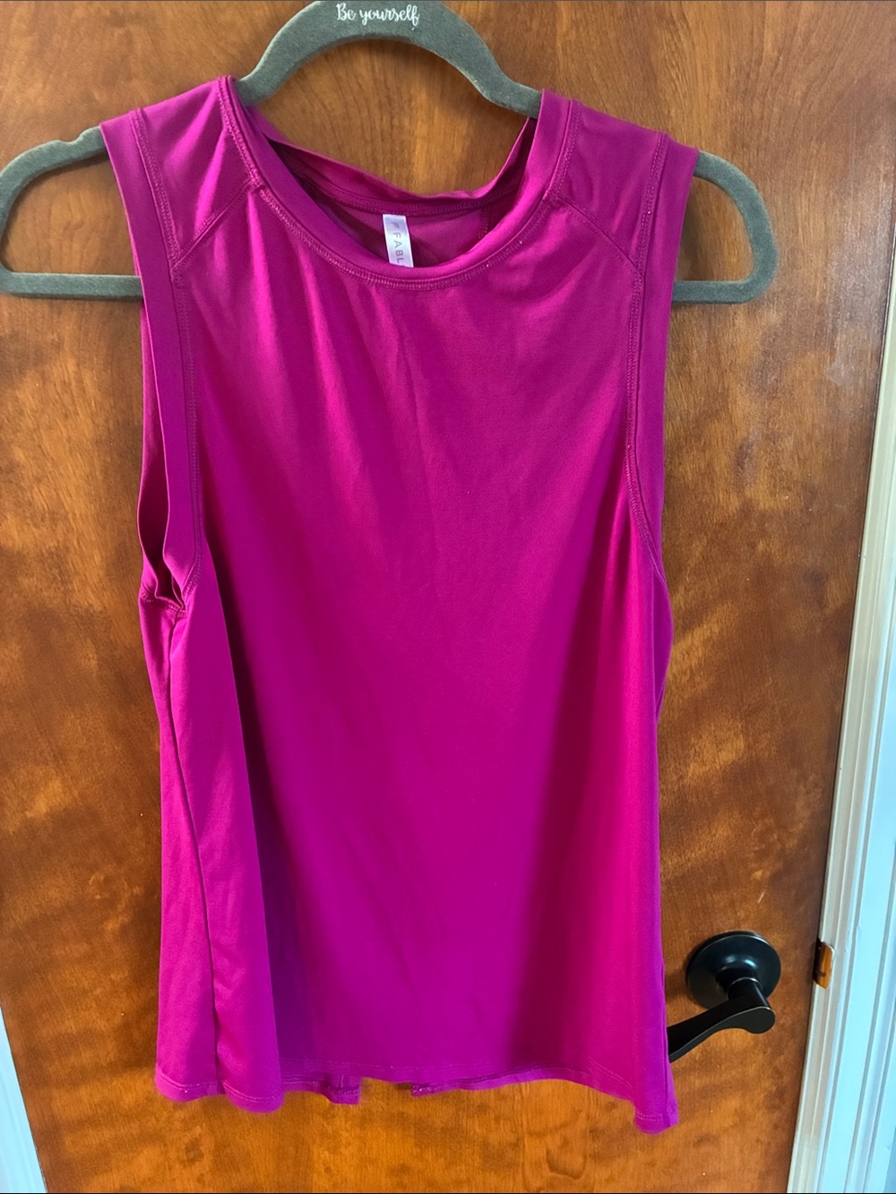Fabletics Magenta Athletic Tank Top